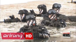 S. Korea's Special Forces hold their annual winter training drills