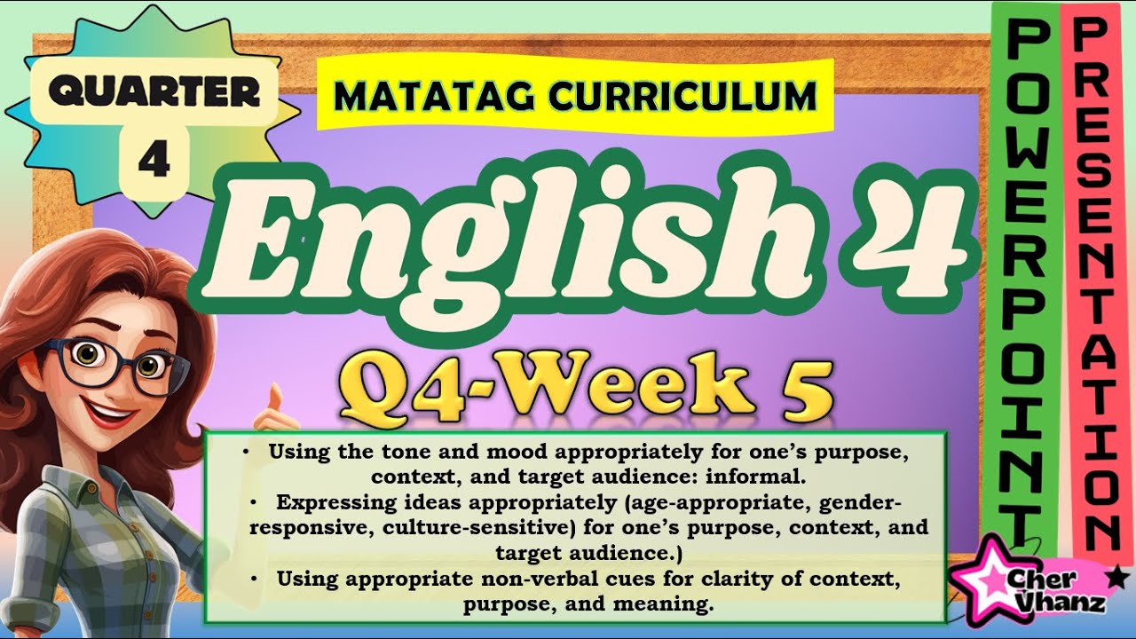 English 4 Quarter 4 Week 5 – MATATAG Curriculum PowerPoint Presentation ...
