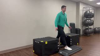 Box Assisted Front Foot Elevated Split Squat