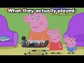 Pianos are never animated correctly peppa pig
