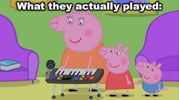 Pianos are Never Animated Correctly... (Peppa Pig)