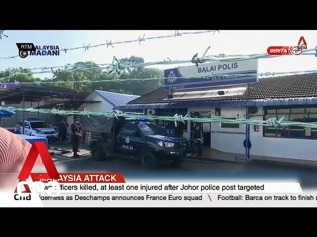 Malaysia attack: 2 officers killed,  at least 1 injured after Johor police post targeted class=
