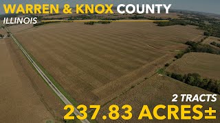 Cline Aerial Tour - Warren & Knox County, Illinois