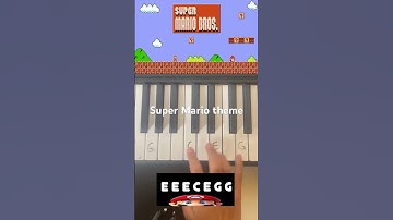 Thumbnail of Super Mario bros theme (easy piano tutorial)