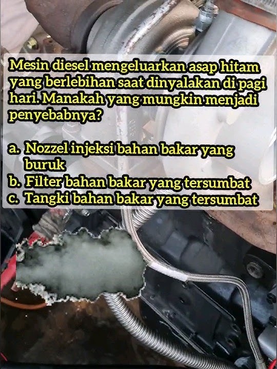 QnA mesin diesel.... penyebab asap hitam #shorts