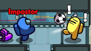 I Added FOOTBALL To Among Us... screenshot 2
