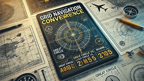 ATPL Flight Planning 033 - Ep.25: Grid Navigation - Convergence | ATPL Training | ATPL Exams