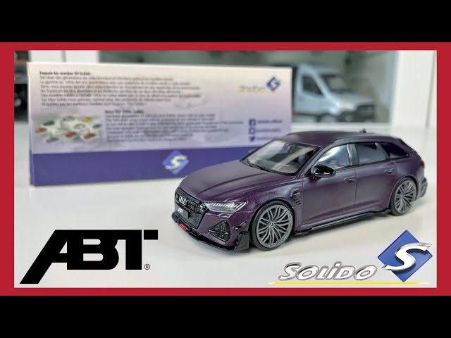 Solido Audi RS6-R ABT 2020 Echelle 1:43 Voiture Miniature - Gris