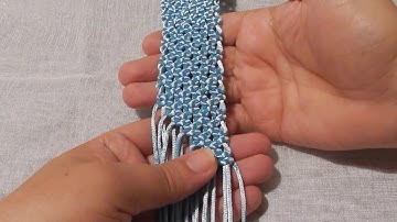 Macrame Belt Step By Step Tutorial