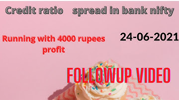 Credit ratio spread follow up video - 2