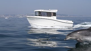 Quicksilver 675 Pilothouse, with Mercury 150 hp outboard.