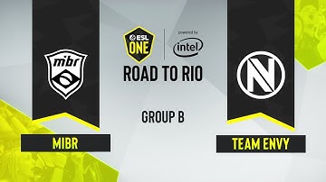 CS:GO - MIBR vs. Team Envy [Dust2] Map 1 - ESL One Road to Rio - Group B - NA