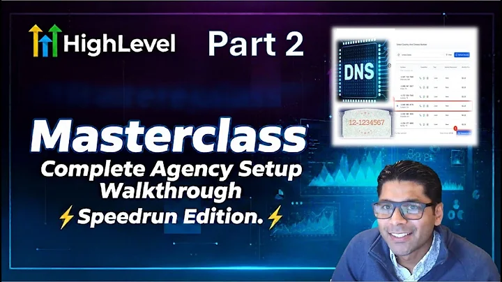 Part 2 GoHighLevel Masterclass Complete Agency Setup Walkthrough Speedrun Latest Version!