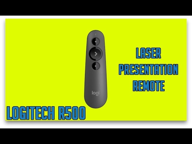 dollar dialekt diktator LOGITECH R500 Laser Presentation Remote - YouTube