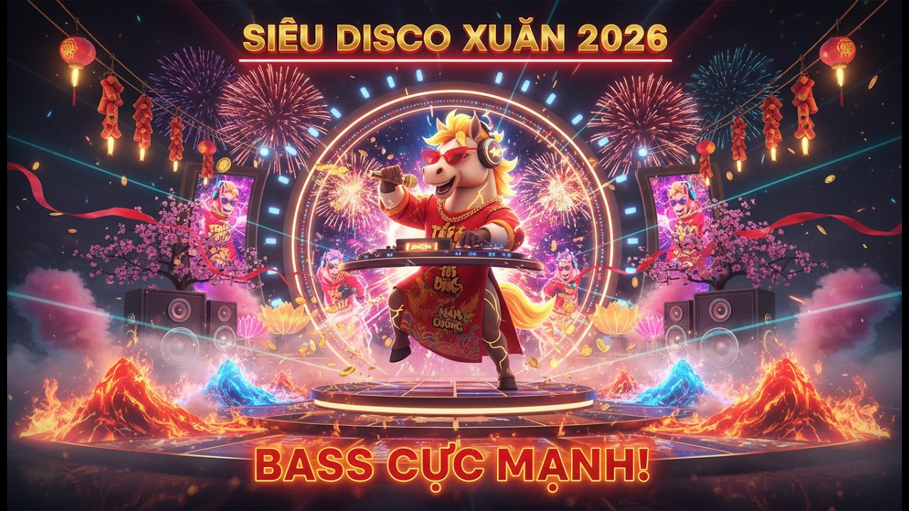 Vũ Điệu Ngựa Vàng: Siêu Phẩm Disco Xuân 2026 – Nhạc Việt Mix Quẩy Tung Ngày Tết Bass Dập Cực Căng! 🐎