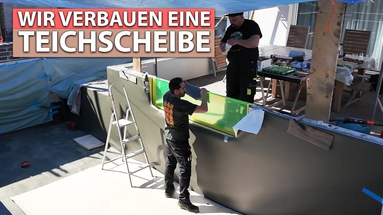 Wir bauen eine TEICHSCHEIBE ein! - New Wave Concepts