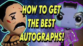 HOW TO GET THE BEST FUNKO POP AUTOGRAPHS | GETTING COLLECTIBLES AUTOGRAPHED AT CONVENTIONS