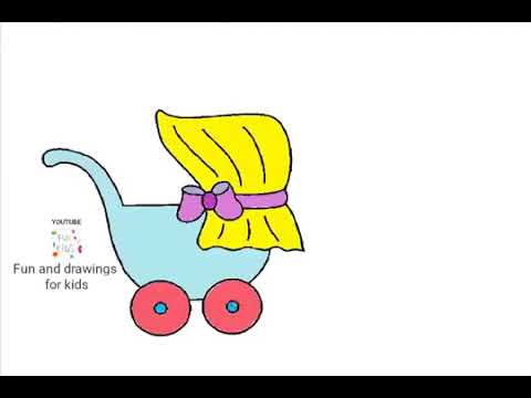 Video: Kako Nacrtati Dječja Kolica Olovkom