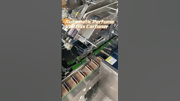 ZONESUN Perfume Sample Vial Bottle Box Cartoning Machine Cartoner #cartoner #bottlecartoner