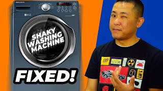 How to fix Shaky Samsung Spider Arm Washing Machine [FIXED] Imbalanced  Replacement, Flange Shaft