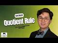CALCULUS: Lesson on Quotient Rule by Dr. E | Numberbender