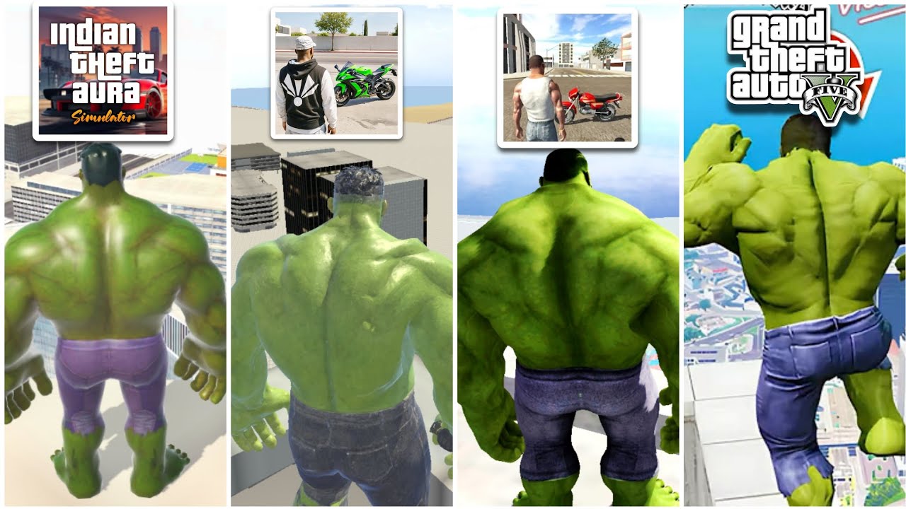 Hulk Jumping in Indian GTA Games 🤯