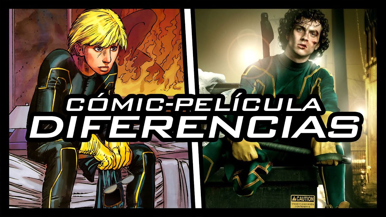 Kick-Ass (DIFERENCIAS entre el CÓMIC y la PELÍCULA)