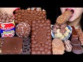 ASMR GIANT BUBBLY CHOCOLATE, BUNCHA CRUNCH ICE CREAM, MINI KINDER CEREAL, DARK CHOCOLATE OREO 먹방