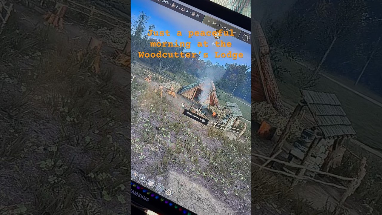 A cup of coffee and some Manor Lords to start the day 