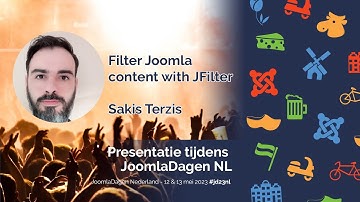 Presentatie JoomlaDagen 2023: Filtering the Joomla! content - Sakis Terzis (EN)