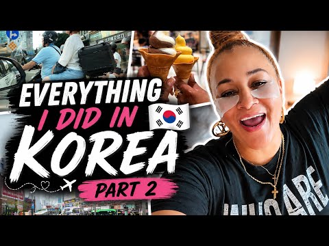 Everything I Did in Korea 🇰🇷 | Part 2 | Food, Beauty & Exploring Seoul!