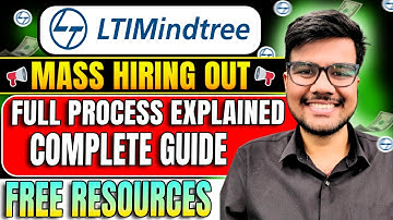 LTI Mindtree 2026 Pass-Outs Hiring started | Complete Guide & Full Process Explained