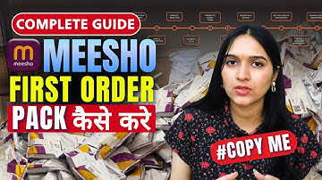 Meesho Order Process Kese Kare | Meesho First Order Packing, Label Download & Shipping Guide 2025