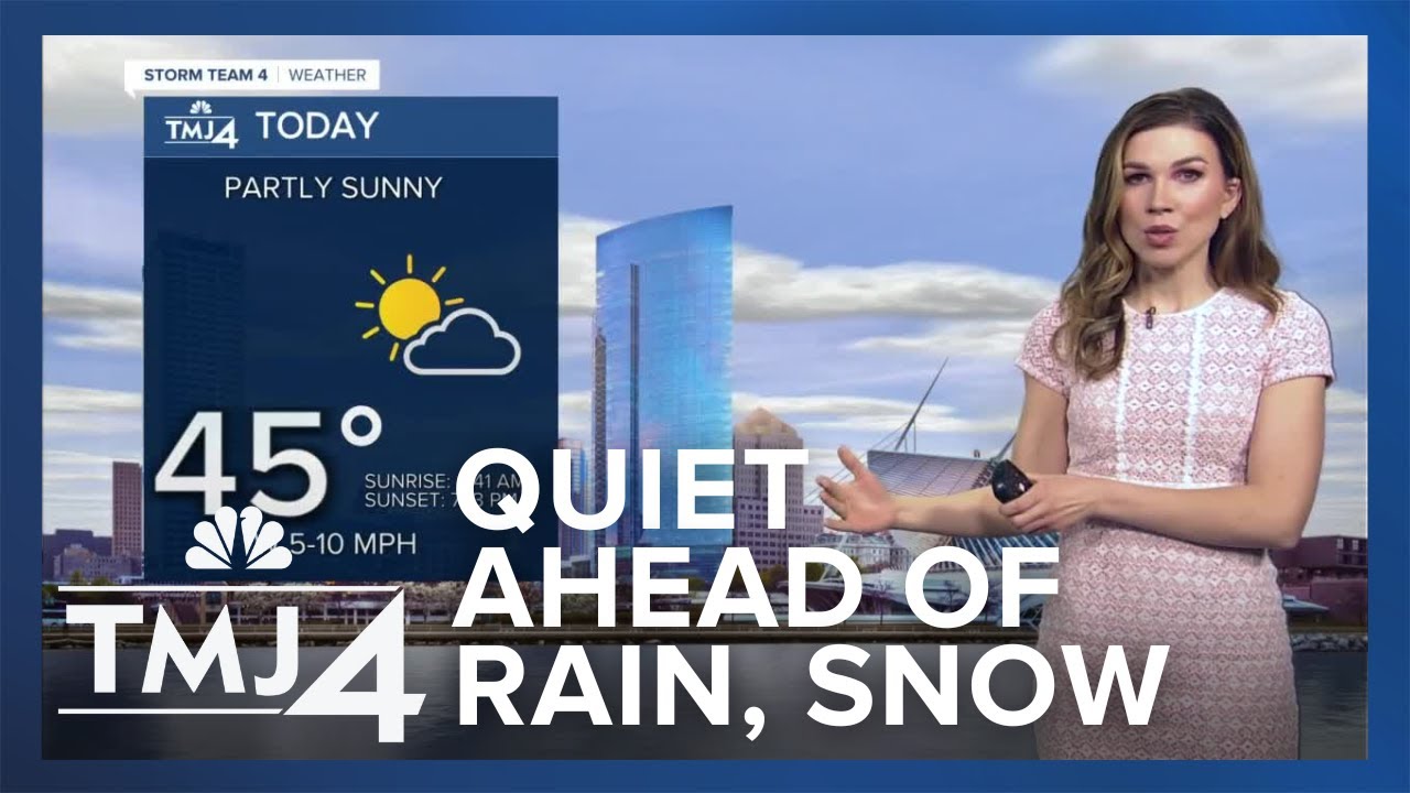 Quiet Tuesday, before snow and rain the rest of the week - YouTube