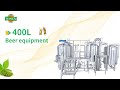 Tiantai factory real shooting: 3BBL 3.5BBL 400L beer brewery equipment