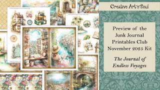 The Junk Journal Printables Club - Preview of November 2025 Kit