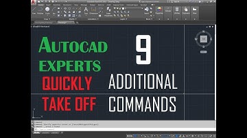 Autocad Expert | Quick Quantity Takeoff | Additional Commands