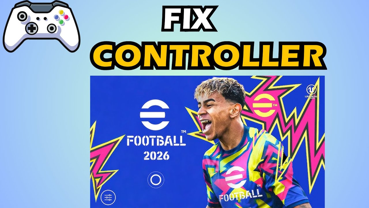 eFootball 2026 PC How to Fix Controller?Gamepad not Working or Not ...