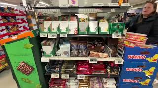 Groceries in Greenland. Brusegni supermarket