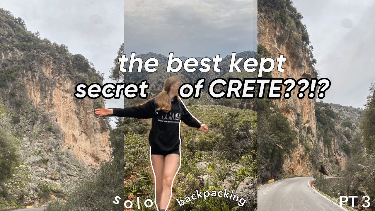 UNDISCOVERED GREECE-Crete! Solo hike in Samaria gorge & the real island life!