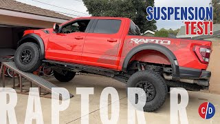 The Ford F-150 Raptor R Has Less Suspension Flex Than The Ram TRX. Here&#39;s Why | Suspension Test