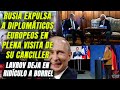 ¡Se las hizo Putin! Expulsa a diplomáticos en plena visita del canciller europeo Borrel ridiculizado