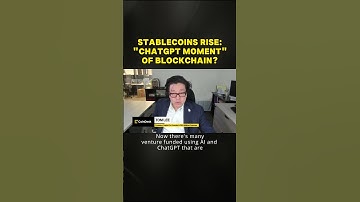 Stablecoins Rise: "ChatGPT Moment" of Blockchain? #crypto #Stablecoin #blockchain