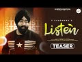Listen | Official Teaser | V Randhawa | Ricky Pal | Latest Punjabi Songs 2023