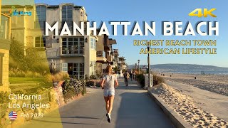 MANHATTAN BEACH [4K]Richest Beach Town⛱ California