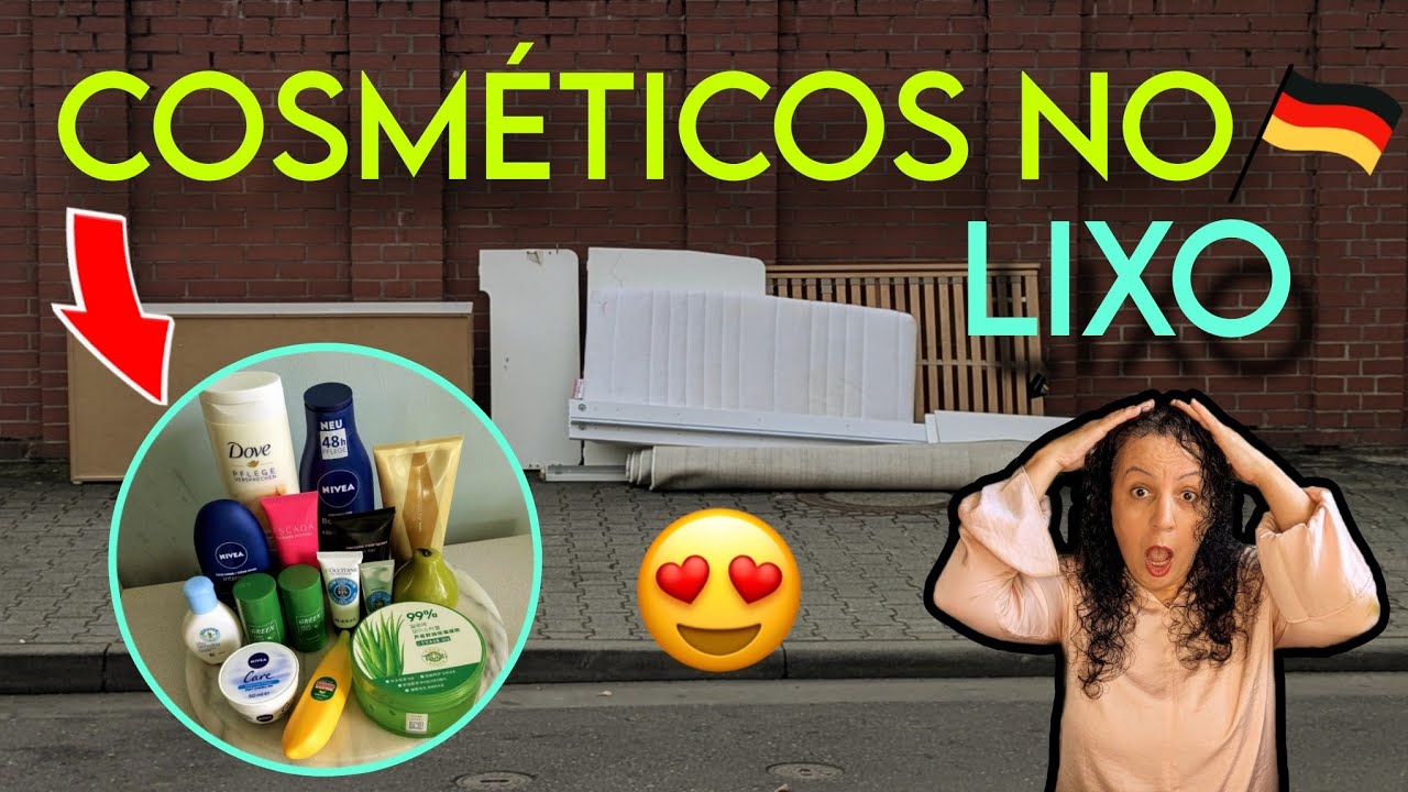 Inacreditável, encontrei cosméticos novos, lacrados no lixo. Lixo ou Luxo?