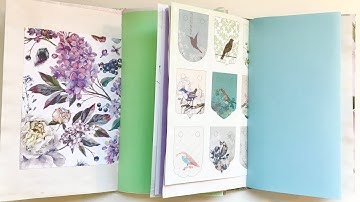 Make a junk journal with me: Daphne’s Diary - Adding blank pages (Part 8)