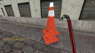 Me testing the INTERLOPER "KULCS" map in Half-Life Deathmatch: Source