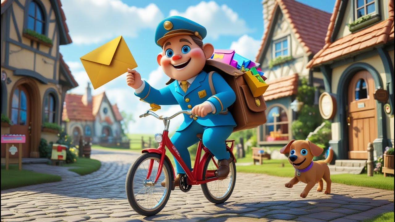 The Jolly Postman Fun || Nursery Rhymes & Kids Songs - Cartoon Paradise