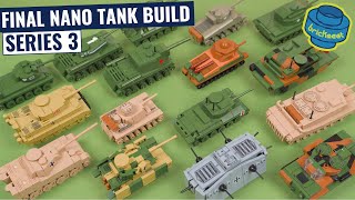 More COBI WW2 Nano Tanks - SERIES 3 (Speed Build Review + Scale Comparison)